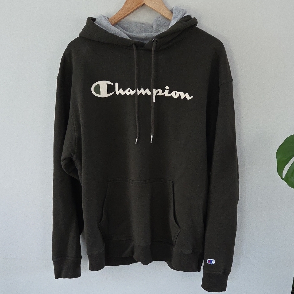 Champion Dark Green Hoodie